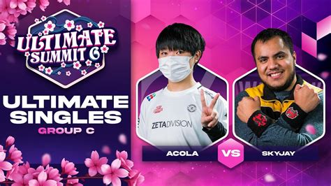 あcola vs Skyjay Group C Ultimate Summit 6 SSBU Singles Steve vs