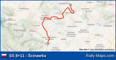 Ss Cinawka Stage Map Rajd Dolno L Ski Rsmp Rally