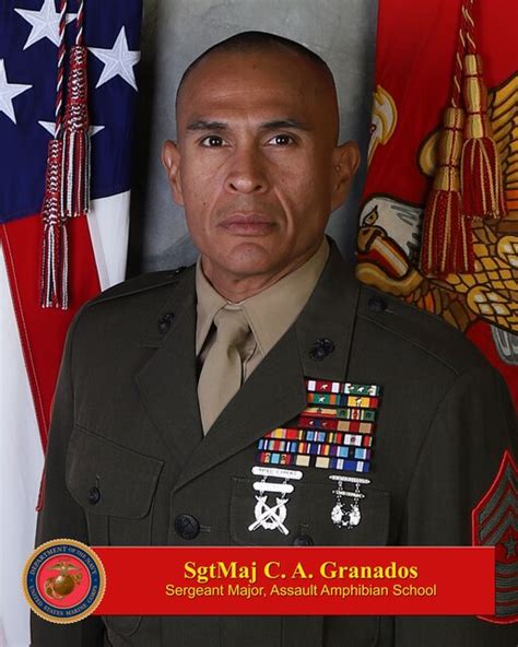 Sergeant Major C A Granados Training Command Biography