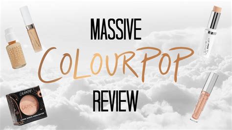 Massive Colourpop Review Youtube