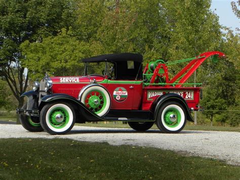 1930 Ford Model A Roadster Texaco Weaver Tow Truck For Sale 68095 Mcg