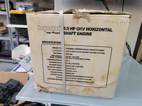 Power Pro Hp Ohv Horizontal Shaft Engine Ebay