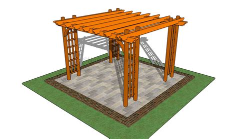 How To Build A Pergola On A Patio Howtospecialist How To Build Step By Step Diy Plans