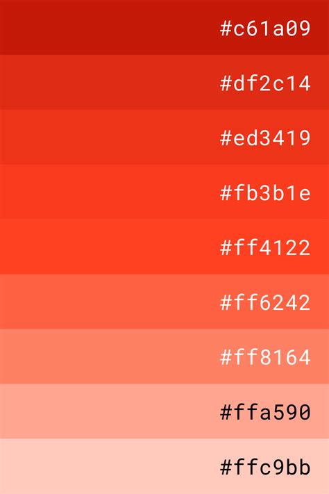 red color palette hex code - Msar Blogs Frame Store