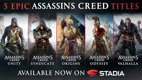 Three Assassins Creed Games Sneak Their Way Onto Stadia Gamespew