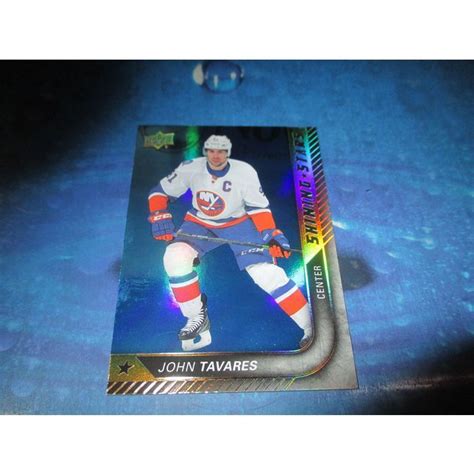 Islanders Upper Deck John Tavares Blue Shining Stars Insert