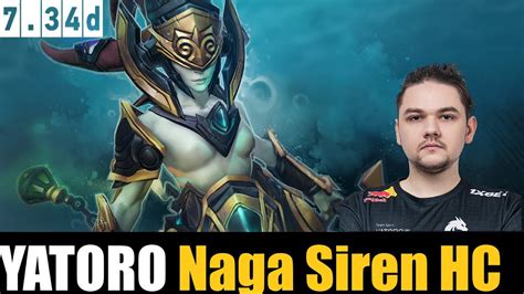 Yatoro Playing Naga Siren Hc D Dota Highest Mmr Match Dota