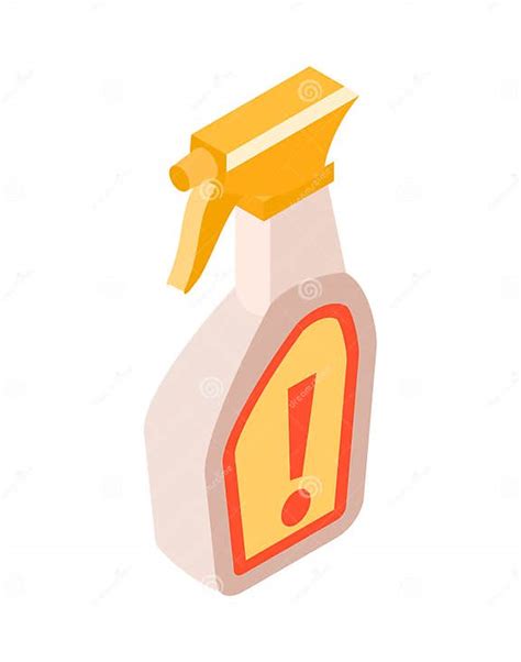 Isometric Insecticide Icon Stock Vector Illustration Of Protection