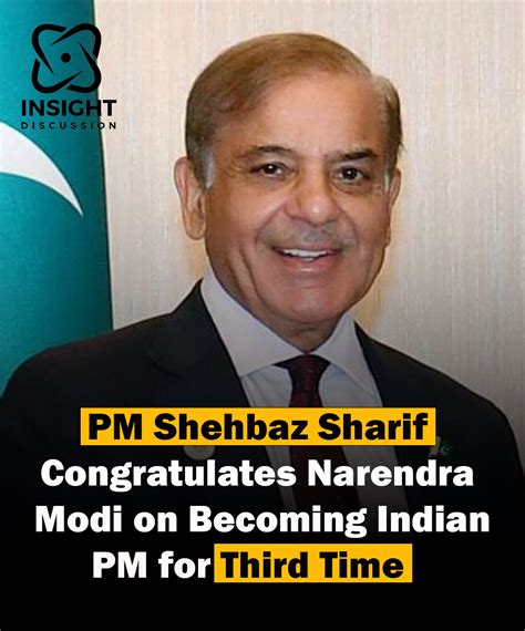 Prime Minister Shehbaz Sharif Congratulates Narendra Modi On Historic