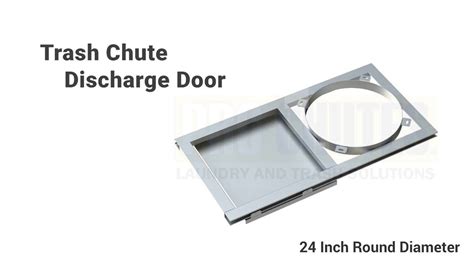 24 Inch Trash Chute Discharge Door Horizontal Rolling Guillotine