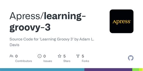 Github Apress Learning Groovy Source Code For Learning Groovy