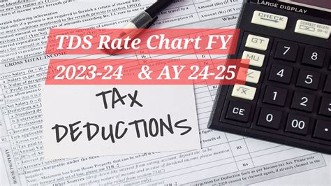 Latest TDS Rate Chart For FY 2023 24 AY 2024 25 TAXCONCEPT