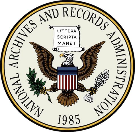 Premium Vector Seal Of The United States National Archives And