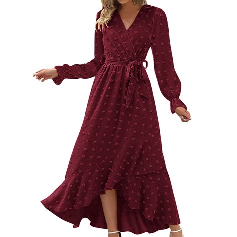 Gubotare Long Dresses For Women Wedding Guest Women Fall Dresses 2024