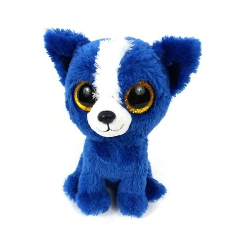 Ty Beanie Boos T Bone Blue Plush Dog 6 Inch Puppy Stuffed Animal No