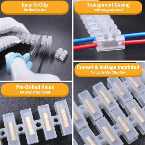 Buy Electrical Connector Blocks Terminal Block Strip Electrical Wire