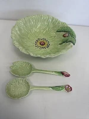 Carlton Ware Salad Bowl And Servers Pips Trip