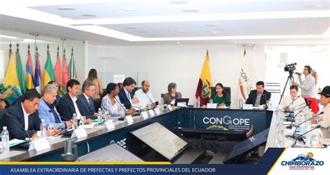 Asamblea Extraordinaria De Prefectos Y Prefectas Provinciales