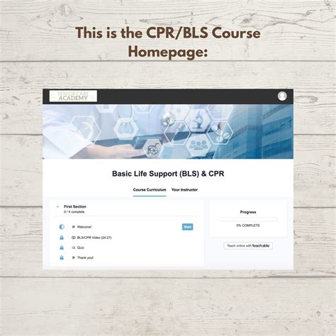 Link To Purchase A Bls Cpr Course Please Read Description Digital