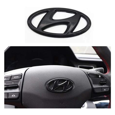 Pipo Store Hyundai steering wheel emblem badge sticker Pipo Store