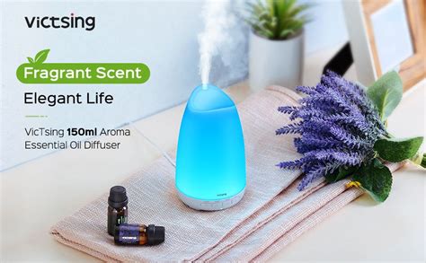 VicTsing 150ml Essential Oil Aromatherapy Quite Diffuser Humidifier