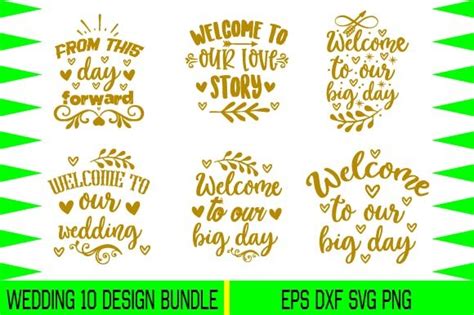 Wedding 10 Design Bundle Graphic By Md Belal Hossain Creative Fabrica