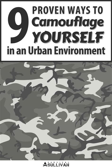 9 Ways To Camouflage Yourself In An Urban Environment