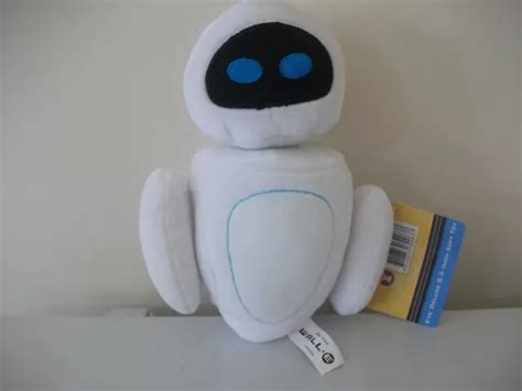 DISNEY PIXAR WALL E EVE Plush Soft Toy BRAND NEW WITH TAG EUR 4