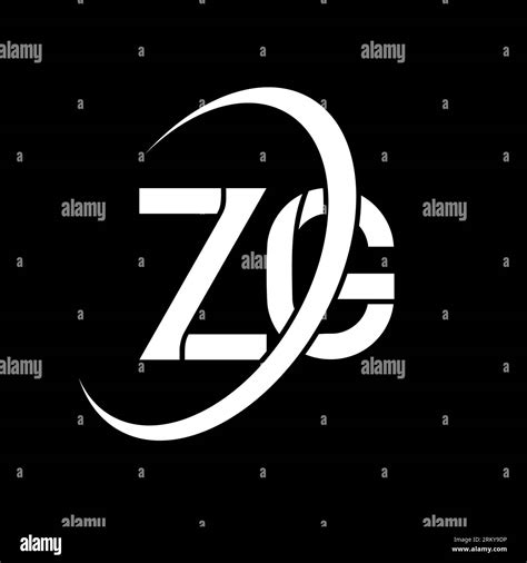 Zg Logo Z G Design White Zg Letter Zgz G Letter Logo Design Initial Letter Zg Linked Circle