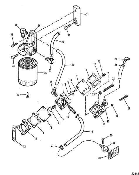 Mercury Outboard Fuel Pump Diagram General Wiring Diagram