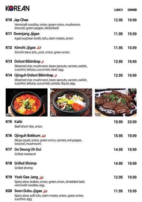 Seoul Garden Korean Restaurant Kuching Menu Fasci Garden