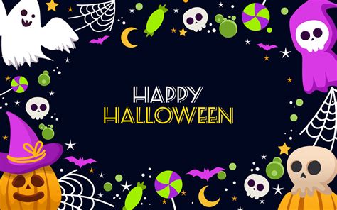 Halloween Spooky Element Background 27207198 Vector Art At Vecteezy