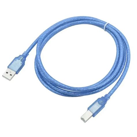 Cabo USB Tipo A B Compatível Arduino Uno Mega 1 metro