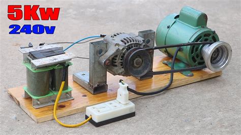 Homemade Alternator Generator