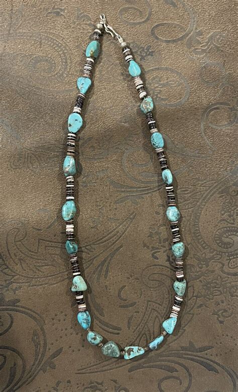 Navajo Turquoise Spiny Oyster Necklace 19 Gem