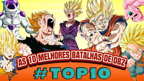 AS 10 MELHORES LUTAS DE DRAGON BALL Z Player Solo YouTube