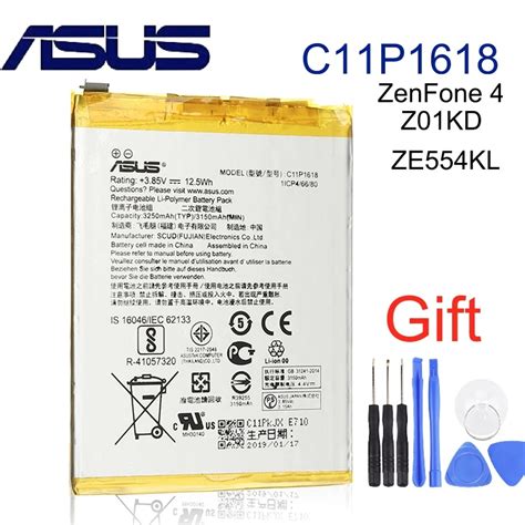 Original Asus C P Phone Battery For Asus Zenfone Z Kd Ze Kl