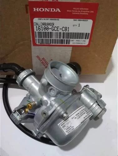 Carburador Biz Cc Original Honda Completo Gce C Frete Gr Tis