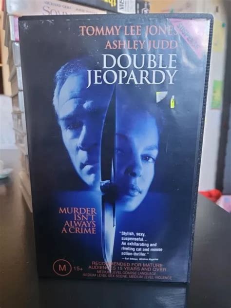 DOUBLE JEOPARDY Tommy Lee Jones VHS Big Box Ex Rental V41 EUR 11