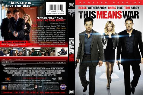 COVERS BOX SK This Means War 2012 Imdb Dl5 High Quality DVD