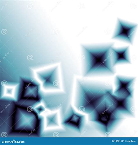 Blue Glass Squares Stock Illustration Illustration Of Reflection 10561171