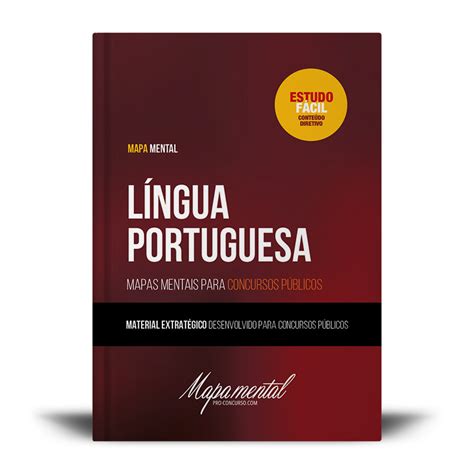 Mapa Mental De Língua Portuguesa Para Concursos Públicos