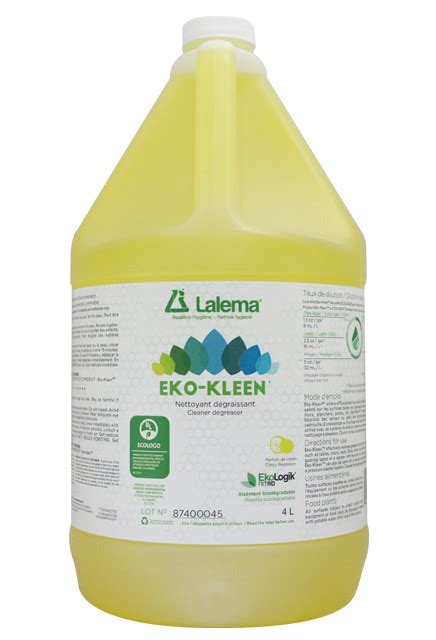 Eko Kleen Nettoyant Dégraissant écologique Lm00874040 Montréal Québec Lalema Inc