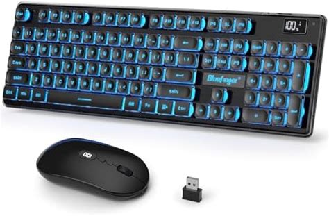 Bluefinger Wireless Gaming Keyboard And Mouse Combo Upgrade Battery Percentage