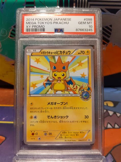 Mega Tokyo S Pikachu Japanese Xy P Promo Xy P Base Psa