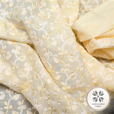 Yellow Vel Dual Tone Hakoba Fabric