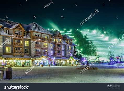 Blue Mountain Village Winter Stock Photo 551336950 | Shutterstock