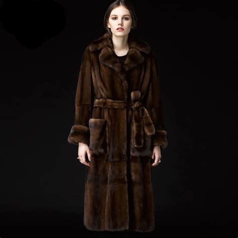 Genuine Mink Fur Coat Women Real Fur Coats High End Luxury Mink Fur Jacket Top Quality Mink