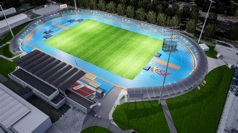 Projekt Stadion OSiR w Zamościu Stadiony net