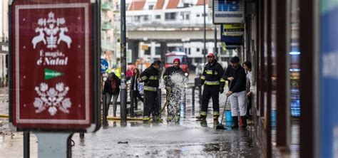 Portugal Hit By Floods After Heavy Rainfall Lisbon Underwater